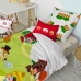 Duvet cover set HappyFriday Mr Fox Piggys  Multicolour Single 2 Pieces