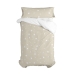 Duvet cover set HappyFriday Basic Kids Beige Single 2 Pieces