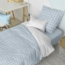 Dekbedovertrek set HappyFriday Basic Kids Blauw Bed van 80 Vichy 2 Onderdelen