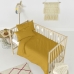 Duvet cover set HappyFriday Basic Kids Mustard Baby Crib 2 Pieces