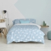 Dekbedovertrek set HappyFriday Basic Kids Blauw Bed van 105 2 Onderdelen