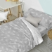 Set di copripiumino HappyFriday Basic Kids Grigio Singolo 2 Pezzi