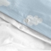 Set pokrivača za poplun HappyFriday Basic Kids Plava Krevet od 80 2 Dijelovi