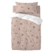 Parure de couette HappyFriday Mini Fox forest Multicouleur Lit de bébé 2 Pièces