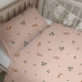 Täckslagsset HappyFriday Mini Fox forest Multicolour Babysäng 2 Delar