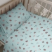 Parure de couette HappyFriday Mini Catarinas Multicouleur Lit de bébé 2 Pièces