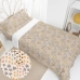 Duvet cover set HappyFriday Mini Autumn Multicolour Single 2 Pieces