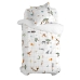 Комплект покривка за завивка HappyFriday Mini savanna Многоцветен 80 легло 2 Части