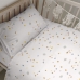 Parure de couette HappyFriday Mini Saturn Multicouleur Lit de bébé 2 Pièces