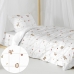 Dekbedovertrek set HappyFriday Mini Woods animals Multicolour Bed van 80 2 Onderdelen