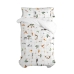 Комплект покривка за завивка HappyFriday Mini savanna Многоцветен 105 легло 2 Части