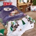 Dekbedovertrek set HappyFriday XMAS Multicolour Bed van 80 2 Onderdelen