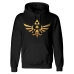 Uniseks Hoodie The Legend of Zelda Hyrule Zwart