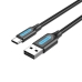 Cabo USB A para USB-C Vention COKBG 1,5 m Preto (1 Unidade)