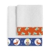 Towel set HappyFriday Le Petit Prince Multicolour 2 Pieces