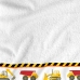 Towel set HappyFriday Mr Fox Machinery Multicolour 2 Pieces