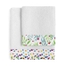 Ensemble de serviettes de toilette HappyFriday Confetti Multicouleur 2 Pièces