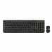 Tangentbord med optisk mus NGS NGS-KEYBOARD-0271 Svart QWERTY