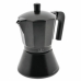 Italian Kaffekanne JATA CFI6 Svart Aluminium 6 Kopper 1 L