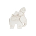 Figurine Décorative DKD Home Decor Finition vieillie Eléphant Blanc Oriental Magnésium (42 x 24 x 46 cm)