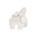 Prydnadsfigur DKD Home Decor Antikbehandlad Elefant Vit Orientalisk Magnesium (42 x 24 x 46 cm)