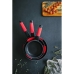 Non-stick frying pan BRA A411228 Black Red Stainless steel Aluminium