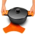 Cutting board BRA A191000 Orange Silicone (2 Units)