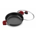 Casserole with glass lid BRA A410524 Black 300 g