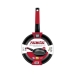 Non-stick frying pan BRA A411222 Musta Punainen Ruostumaton teräs Alumiini