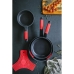 Non-stick frying pan BRA A411220 Červený Nerezová ocel Hliník