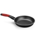 Non-stick-panna BRA A411224 Svart Röd Rostfritt stål Aluminium