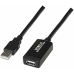 Cablu Prelungitor USB NANOCABLE 10.01.0213 Negru 15 m