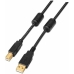 Kabel USB 2.0a naar USB B NANOCABLE 10.01.1205 Zwart 5 m