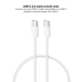 USB-kábel NANOCABLE 10.01.6001-CO 1 m Fehér (1 egység)