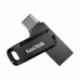 USB atmintukas SanDisk Ultra Dual Drive Go Juoda 256 GB