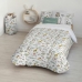 Copripiumino Kids&Cotton Jeddah Small Bianco Menta 175 Fili 180 x 220 cm 180 x 240 cm