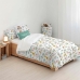 Capa nórdica Kids&Cotton Jeddah Small Branco Menta 175 Fios 180 x 220 cm 180 x 240 cm