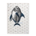 Tissu de cuisine HappyFriday Fish Multicouleur 70 x 50 cm (2 Unités)