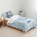 Housse de Couette Kids&Cotton Tabor Big Bleu 175 Fils 180 x 220 cm 180 x 240 cm