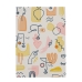 Kitchen Cloth HappyFriday Aware Anatomy Multicolour 70 x 50 cm (2 Units)