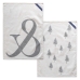 Kitchen Cloth HappyFriday Blanc Ampersand Multicolour 70 x 50 cm (2 Units)