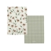 Кухненска Кърпа за Почистване HappyFriday Tinny Bloom Многоцветен 70 x 50 cm (2 броя)
