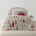 Housse de Couette Decolores Merry Christmas 31 Multicouleur Polyester 200 x 200 cm