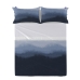 Drap HappyFriday Blanc Nightfall Multicouleur 260 x 270 cm