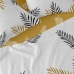 Drap HappyFriday Blanc Foliage Multicouleur 180 x 270 cm