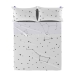 Lençol de cima HappyFriday Blanc Constellation Multicolor 180 x 270 cm (Estrelas)