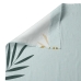 Top sheet HappyFriday Blanc Foliage Mint Multicolour 160 x 270 cm