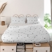 Drap HappyFriday Blanc Constellation Multicouleur 160 x 270 cm (Etoiles)