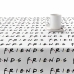Vlekbestendig tafelkleed Belum Friends White 250 x 140 cm