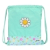 Bolsa Mochila con Cuerdas Smiley Summer fun Turquesa 35 x 40 x 1 cm